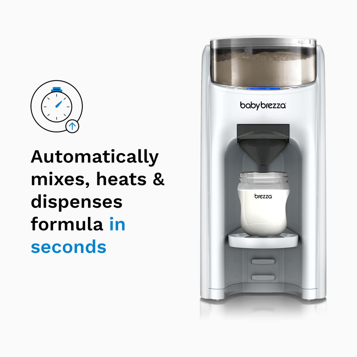 Baby Brezza Formula Pro Advanced - White On White.