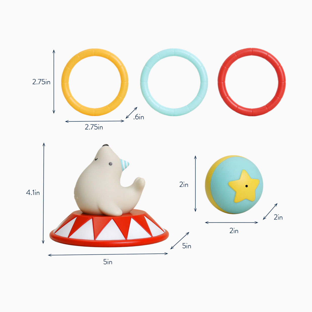 Itzy Ritzy 3 Ring Circus Toss.