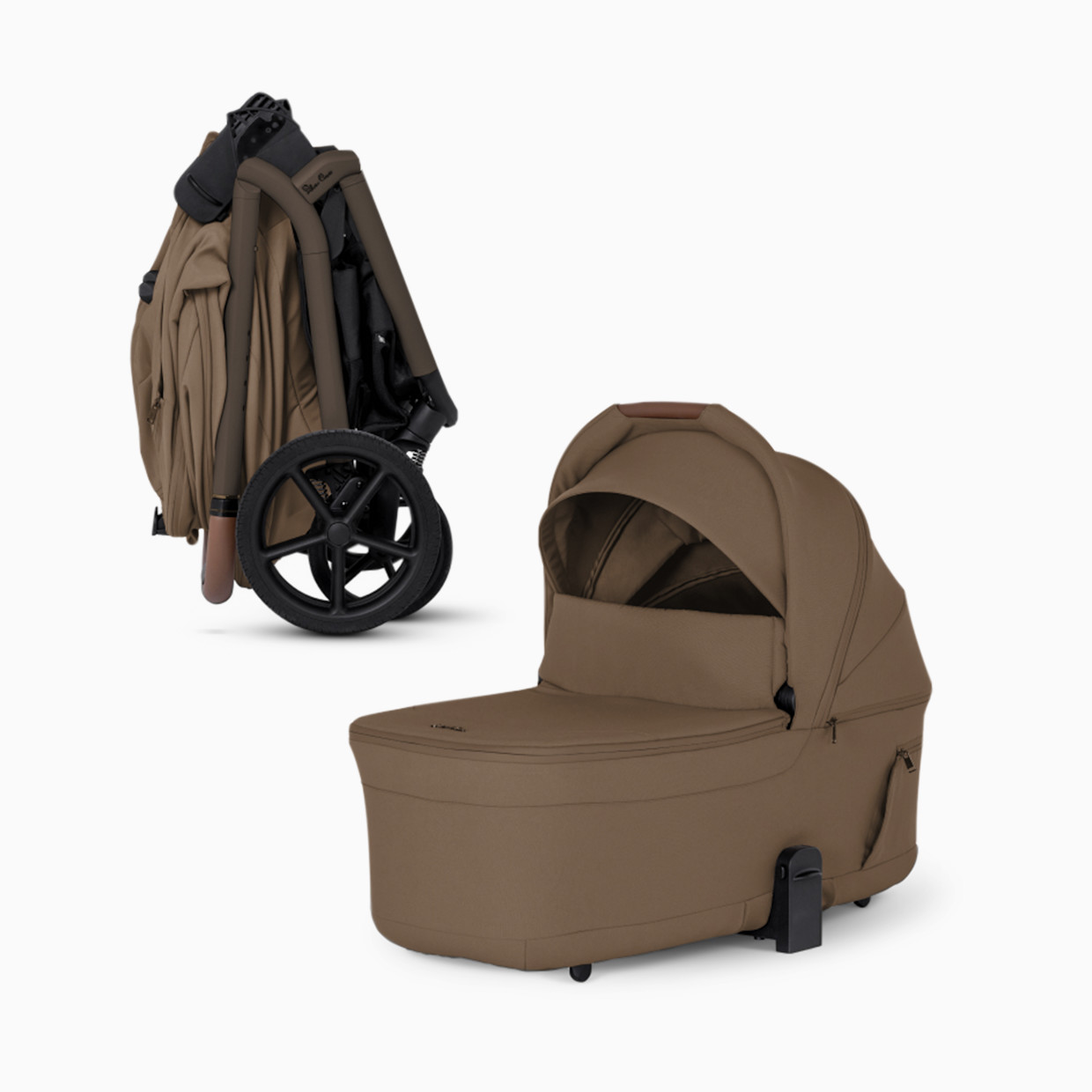 Silver Cross Breez Compact Bassinet - Maple.