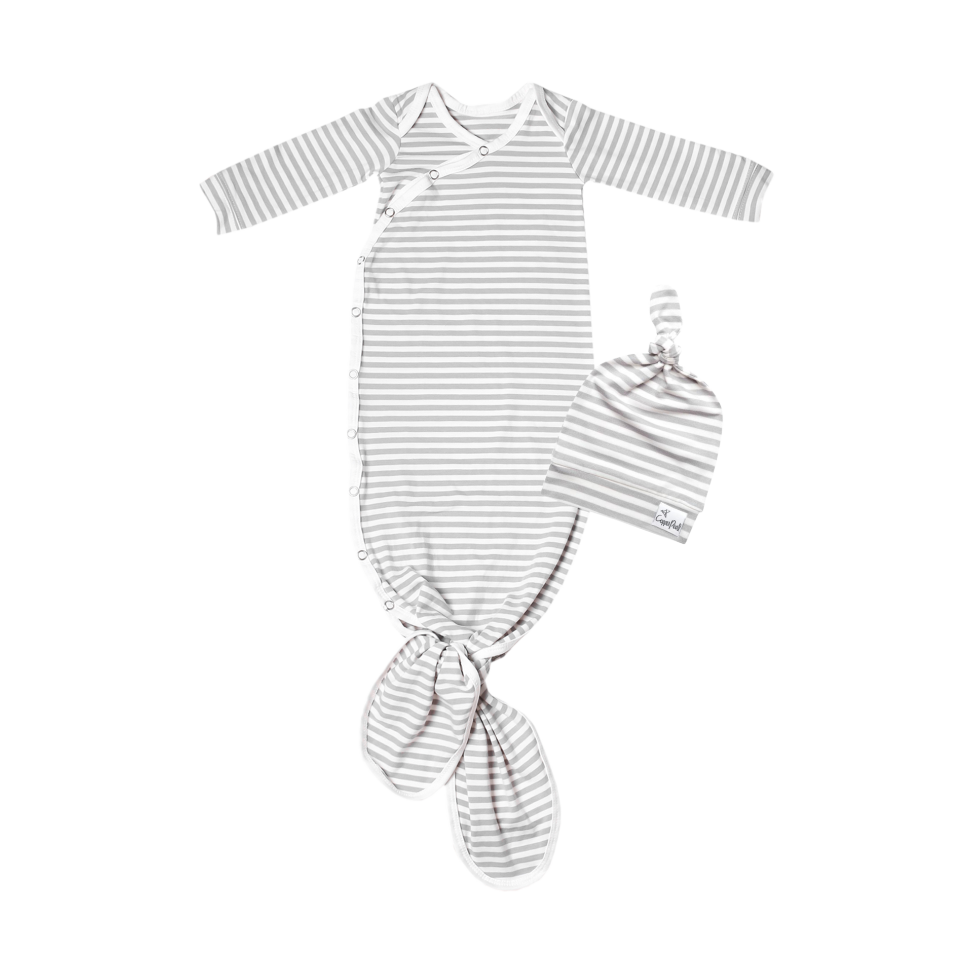 Copper Pearl Hat and Gown set Everest Babylist Shop