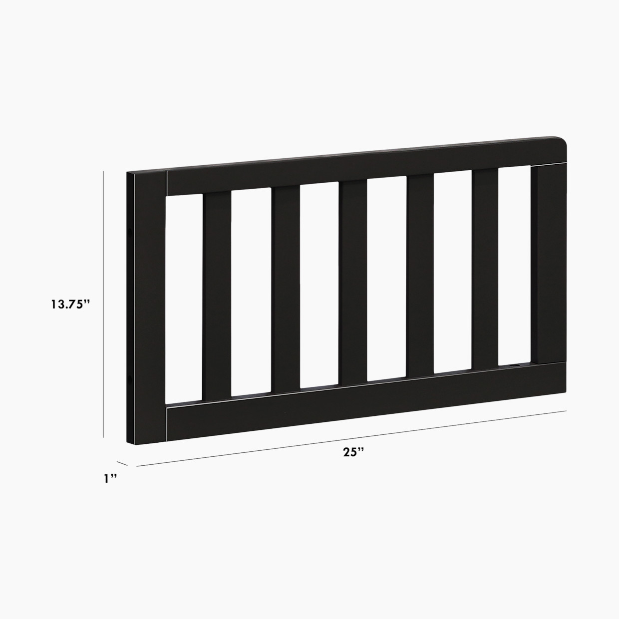 Carter's by daVinci Charlie Toddler Bed Conversion Kit - Ebony.