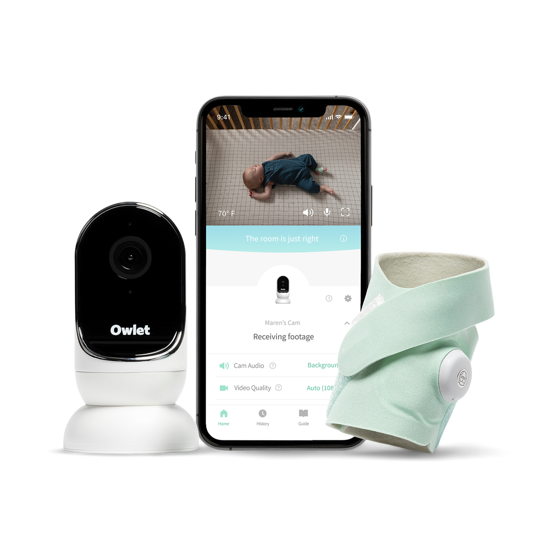 Owlet Owlet Monitor Duo: Smart Sock 3 & HD Camera (Android Only 