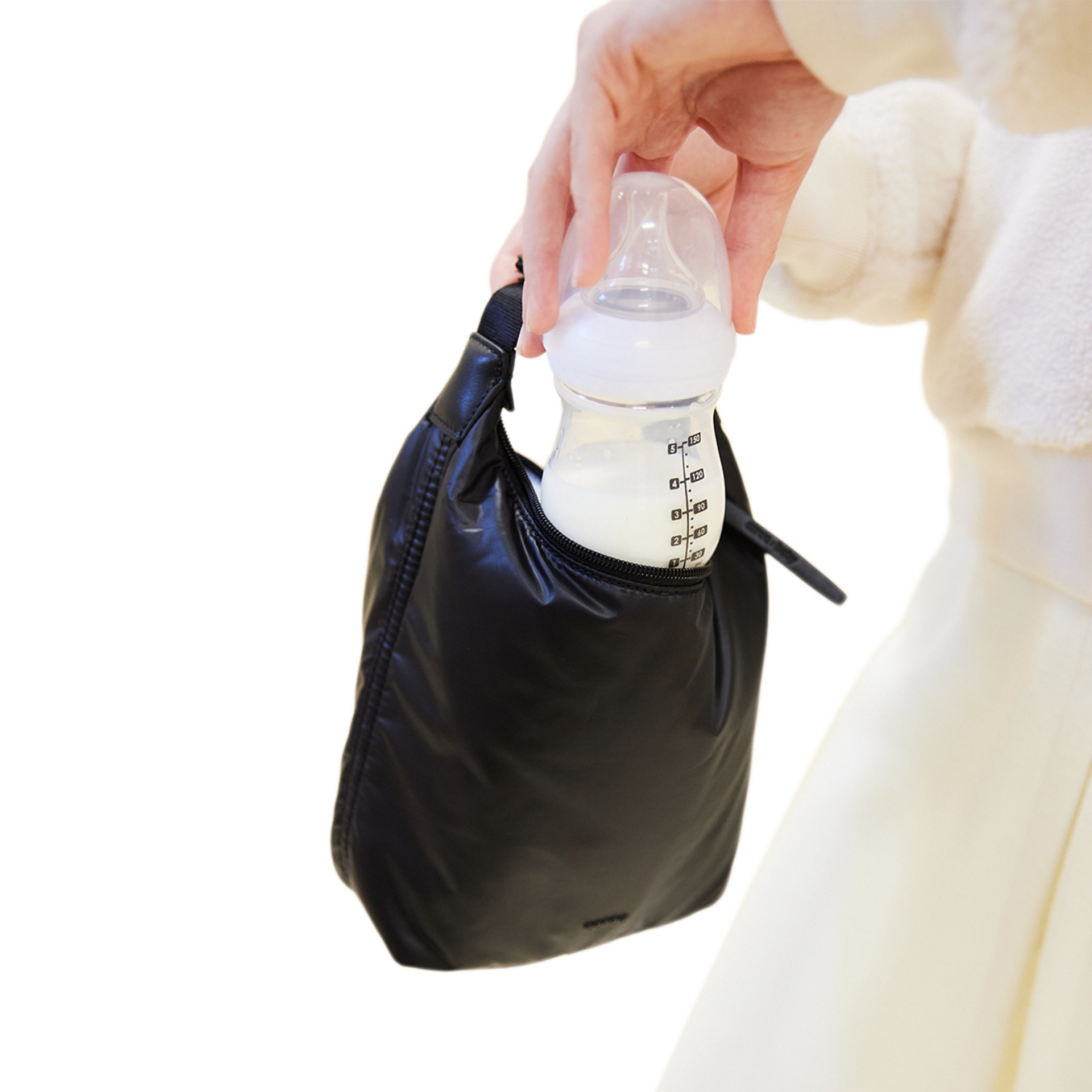 Caraa Baby Bottle Bag Nylon - Black.