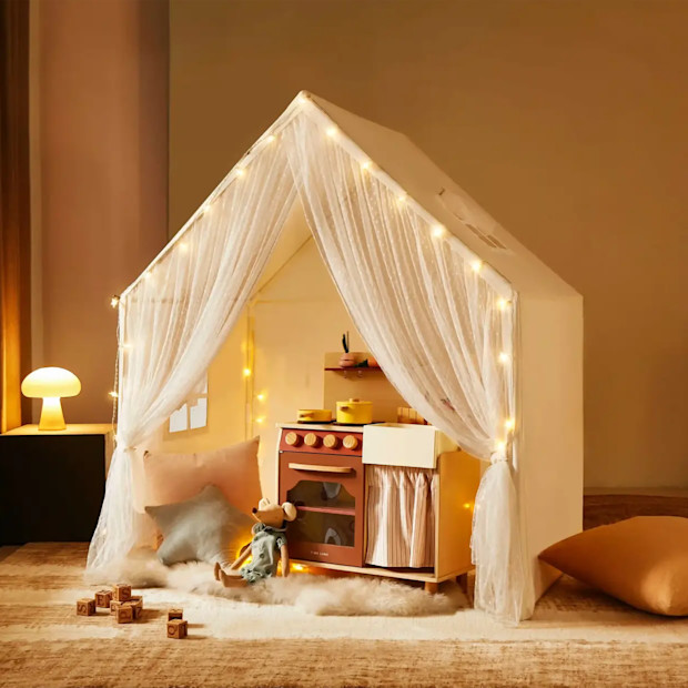 Tiny Land Large Space Play House with Star Lights.