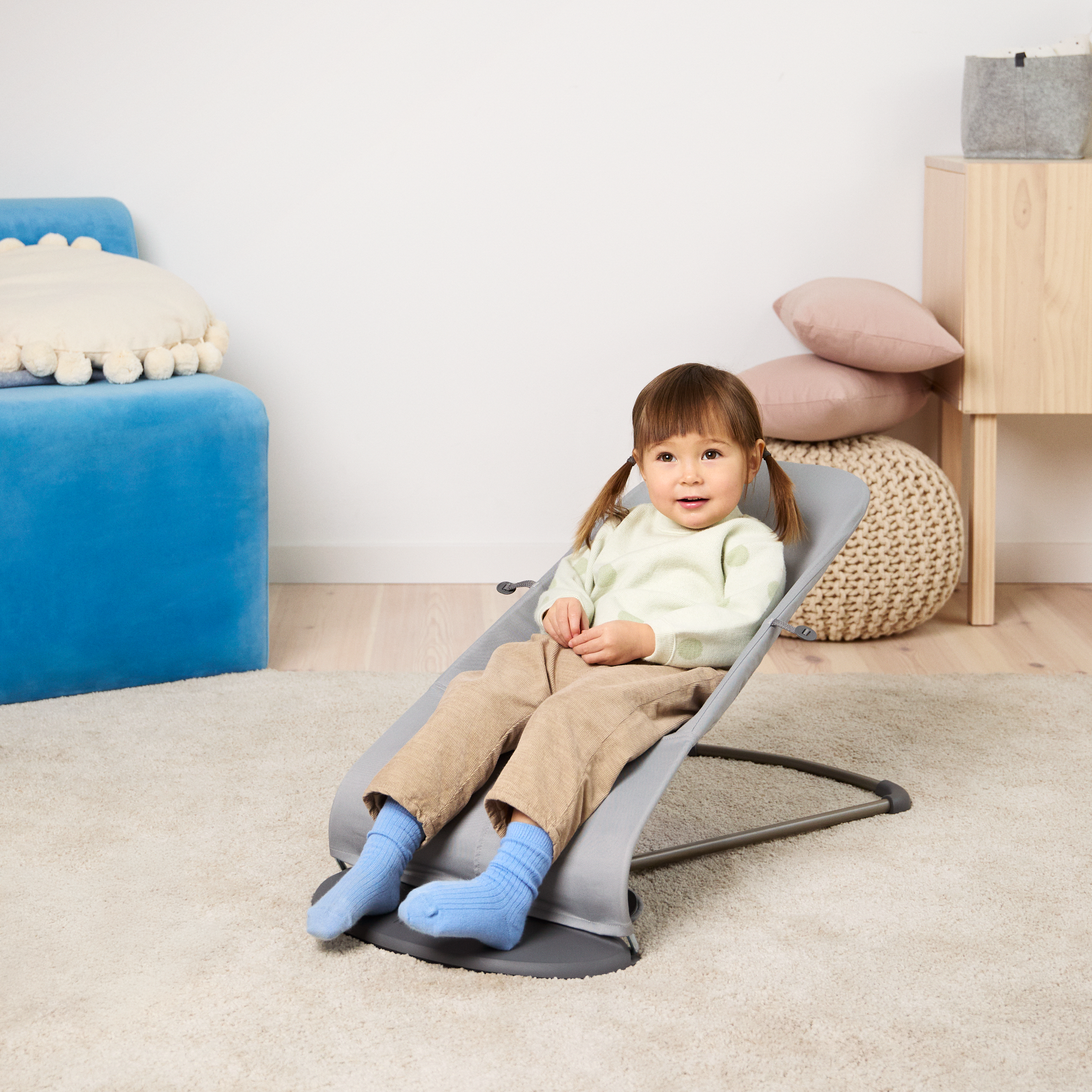 BabyBjörn Bouncer, Balance Soft, Tri-Fabric - Gray | Babylist Shop
