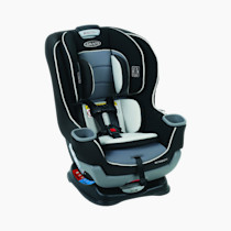 Graco Extend2Fit Convertible Baby Car Seat, Rear and Forward Facing, Adjustable Extension Panel for Extra Legroom, Gotham