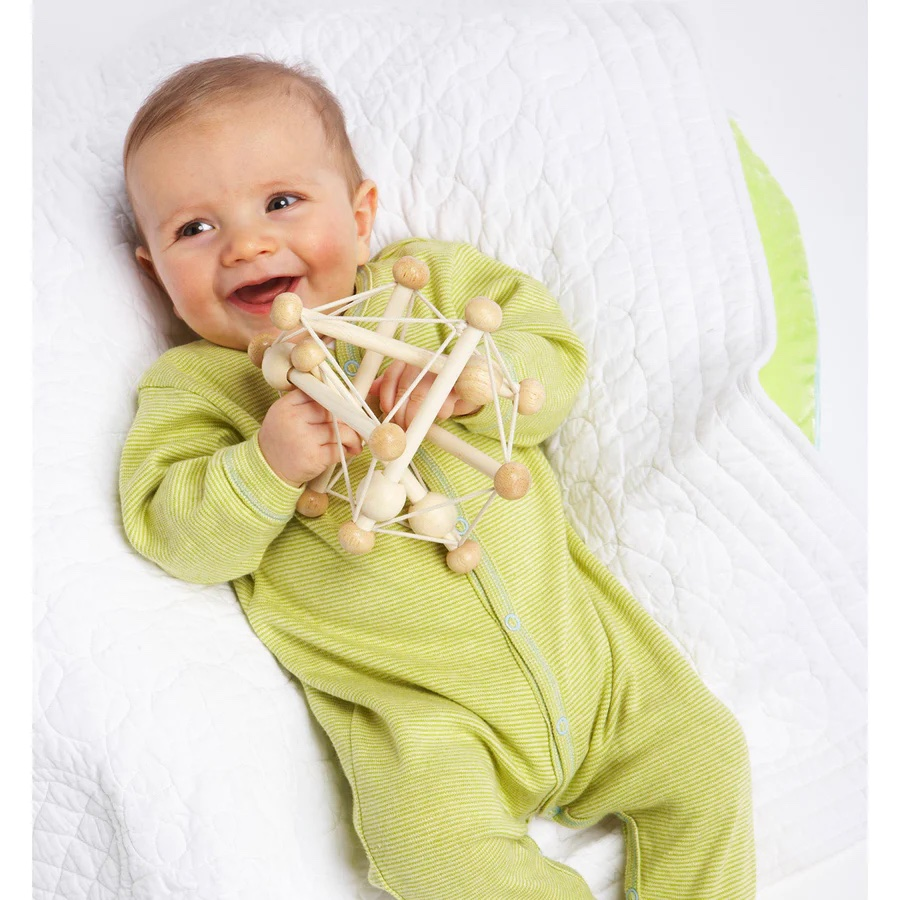 Manhattan Toy Skwish Infant Rattle - Natural.