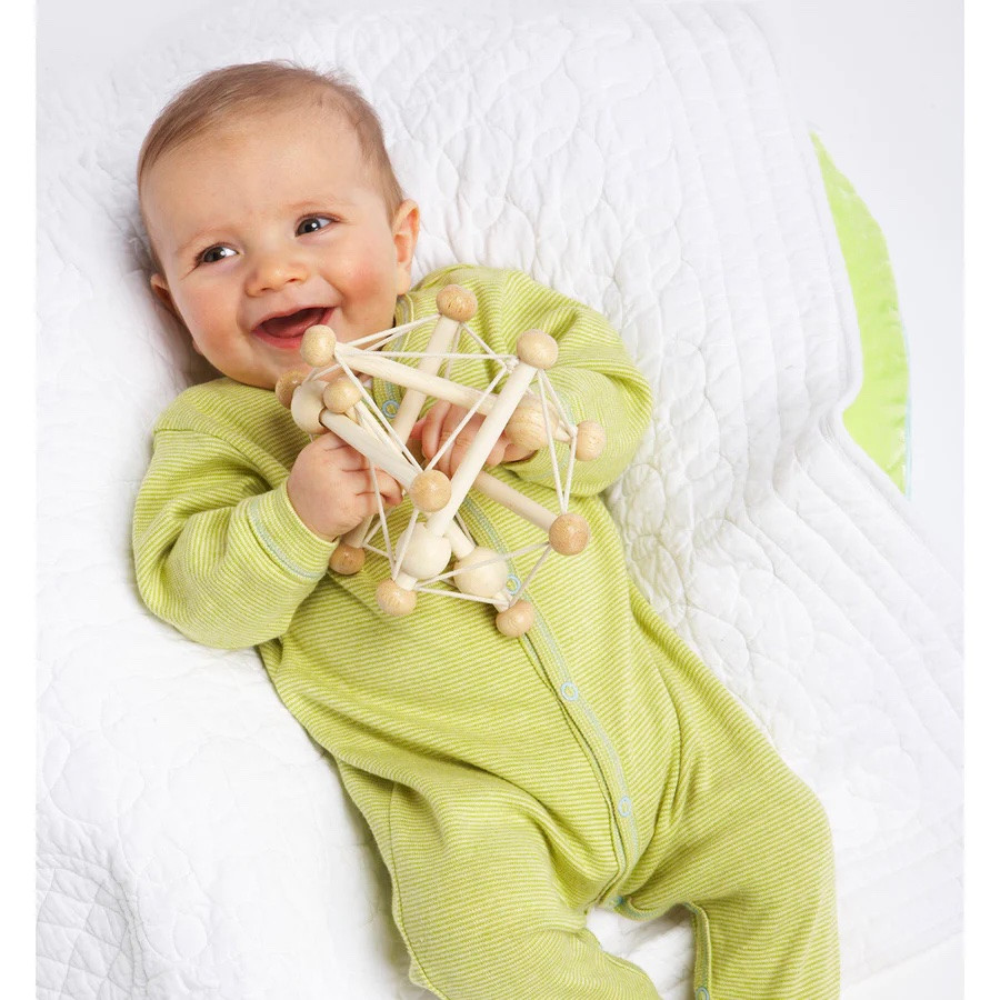 Manhattan Toy Skwish Infant Rattle - Natural.
