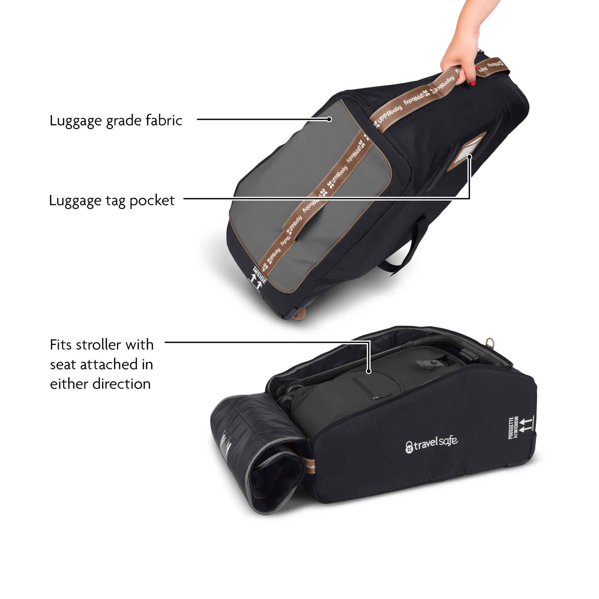 UPPAbaby Travel Bag for Kona Stroller.
