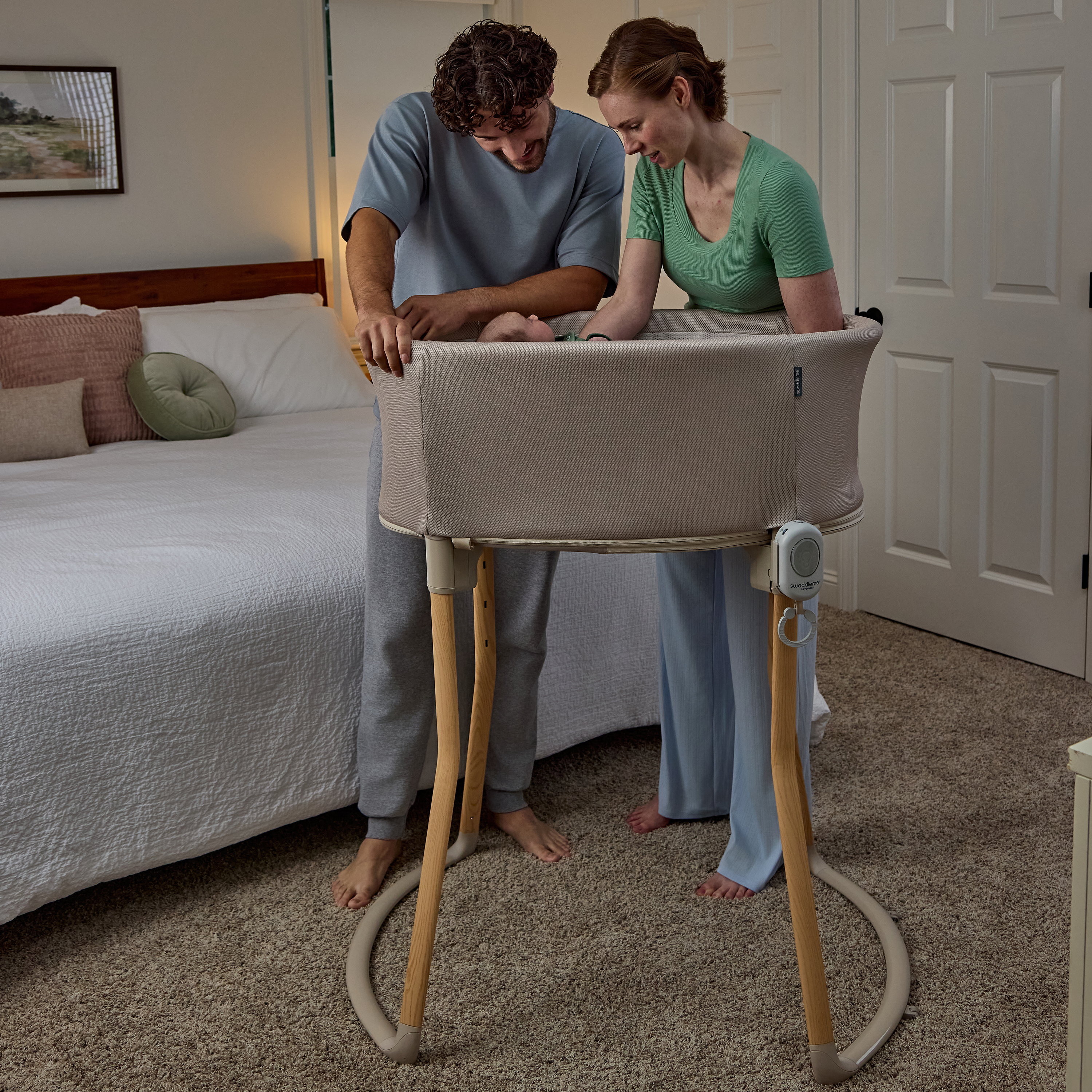 Ingenuity Right Height Adjustable Fit Bassinet.