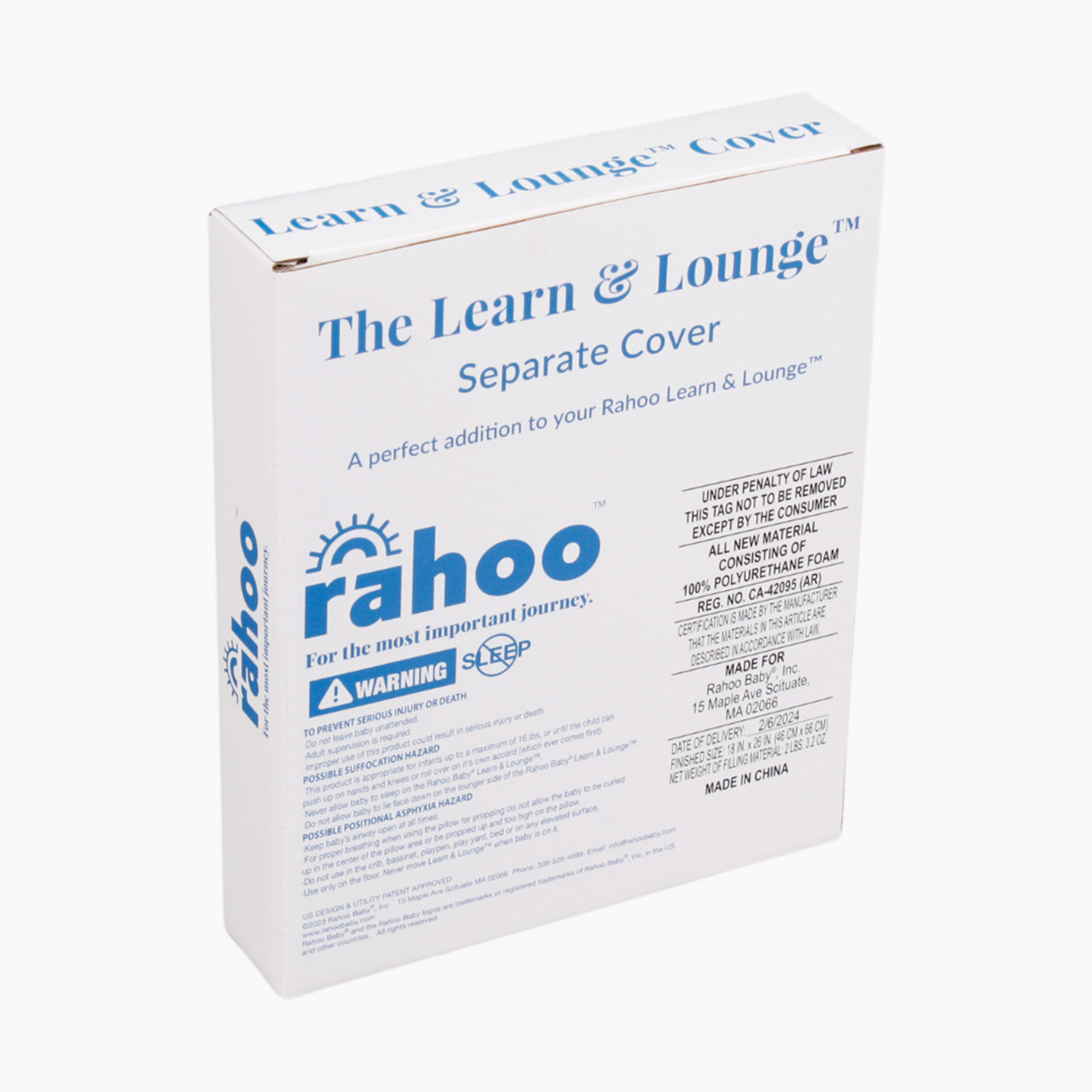 Rahoo Baby Learn & Lounge Cover - Space Gray.