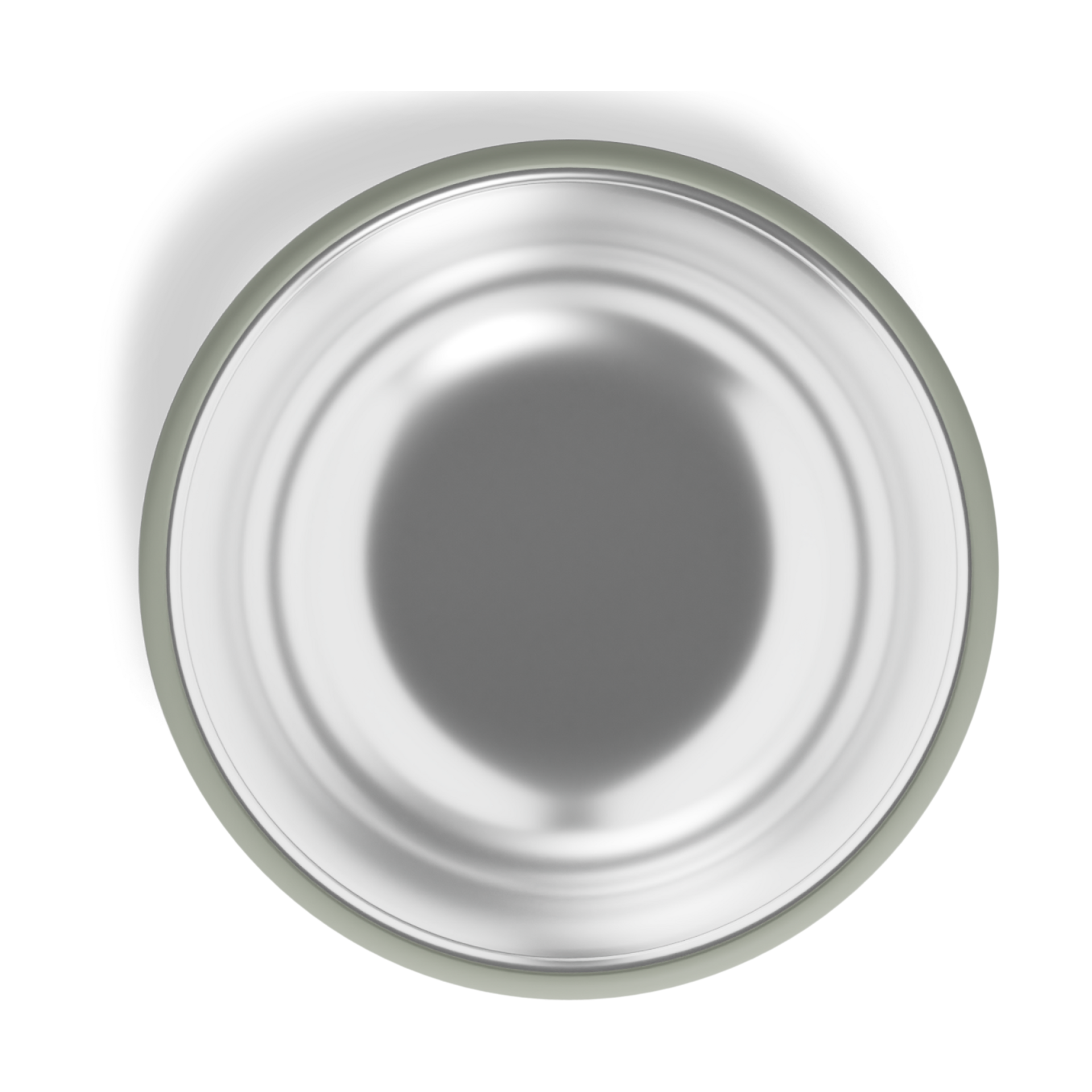 Lalo Stainless Steel Suction Bowl - Sage.