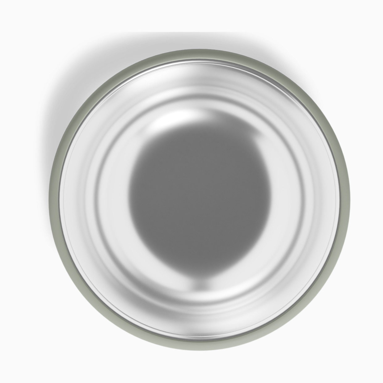 Lalo Stainless Steel Suction Bowl - Sage.