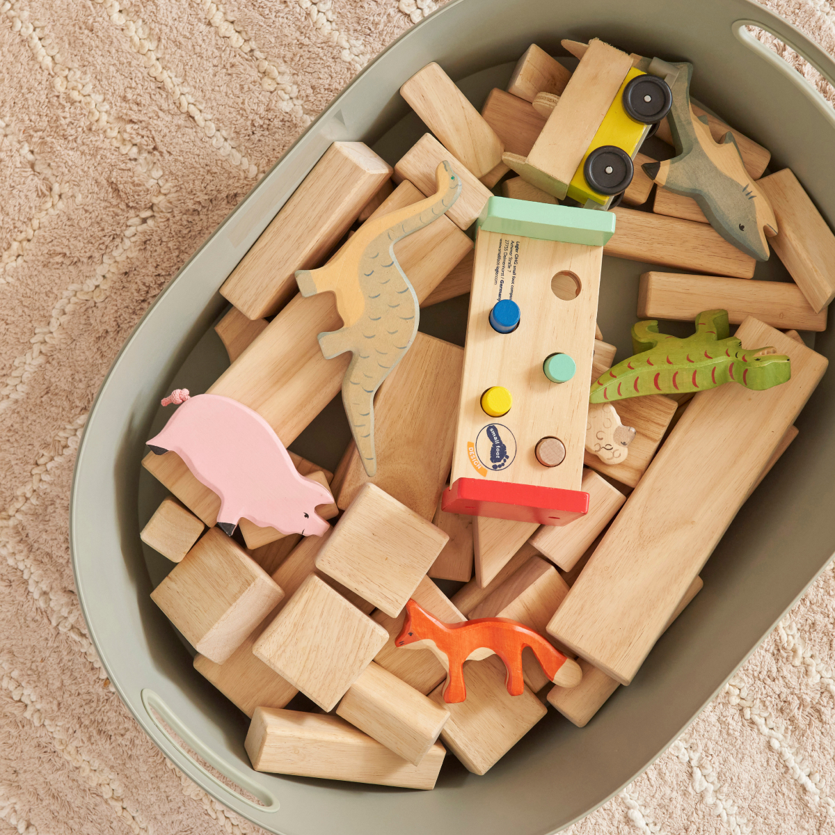 Lalo Bathtime Starter Kit - Sage.