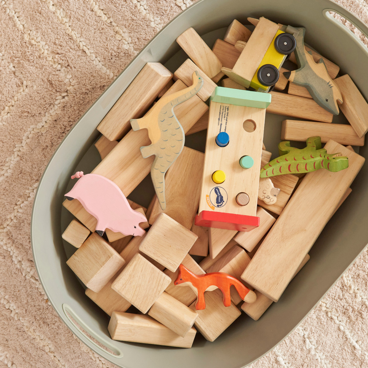 Lalo Bathtime Starter Kit - Sage.