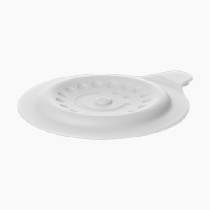 Ubbi Bathtub Drain Cover, Silicone Drain Stopper with Suction, Baby Bath Time Accessory, Gray