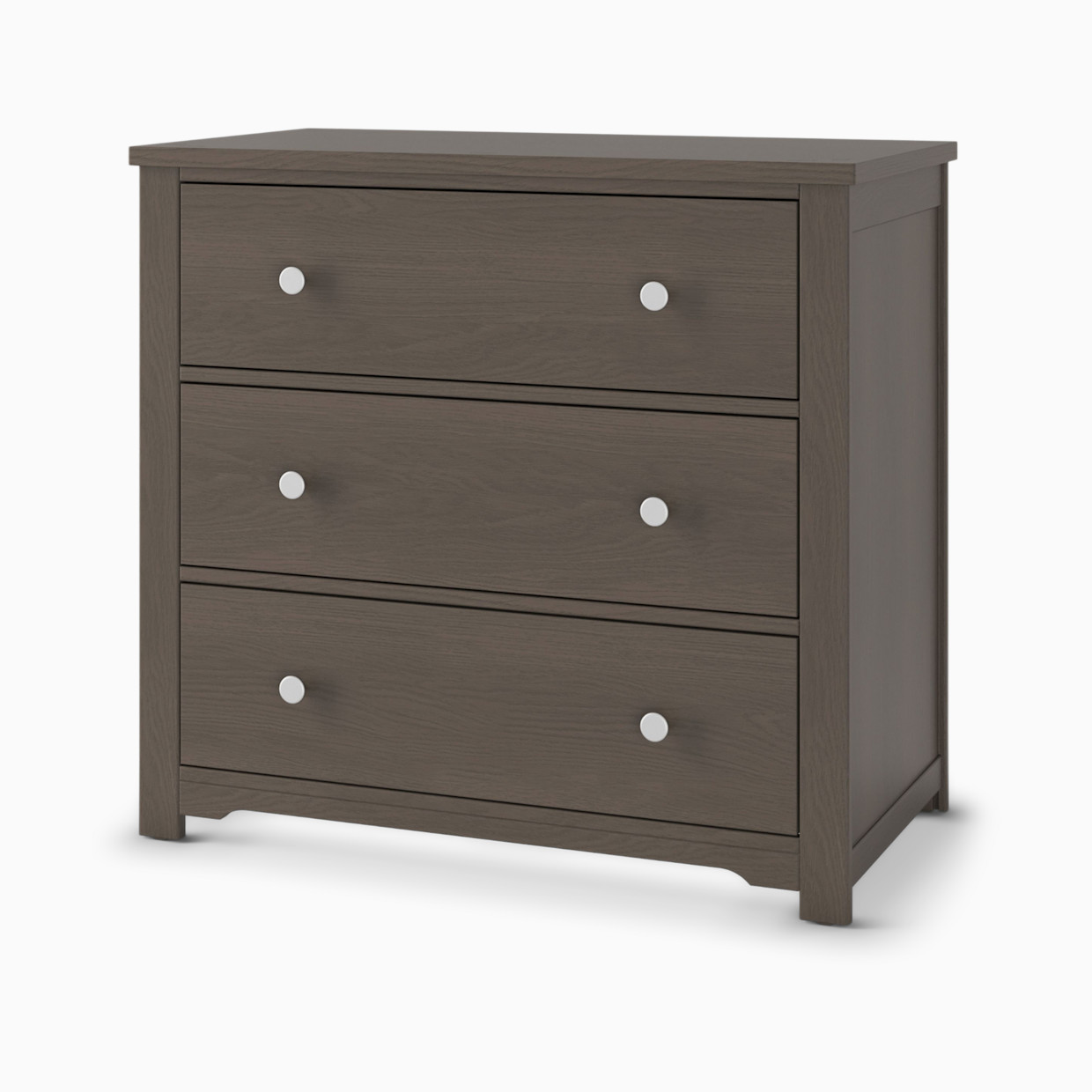Child Craft Harmony 3-Drawer Dresser with Changing Table Topper - Dapper Grey.