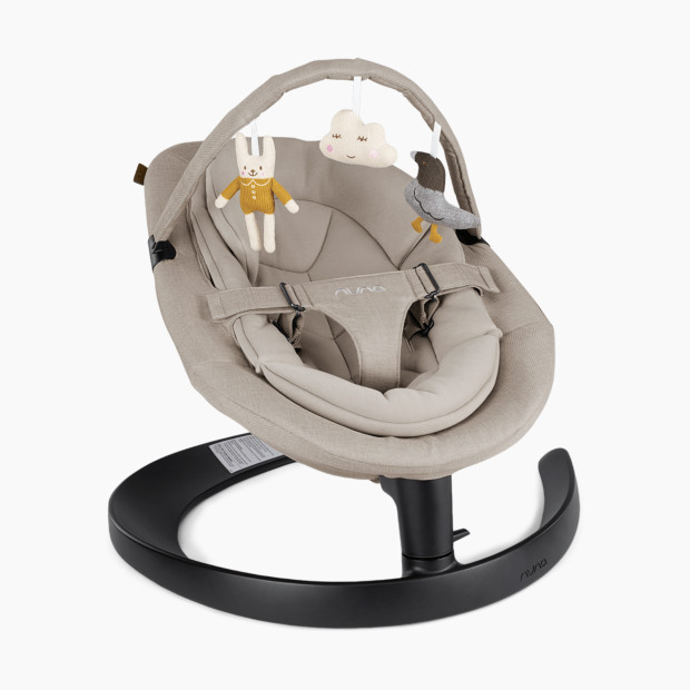 Nuna LEAF Grow Baby Seat & Rocker with Toy Bar - Hazelwood.