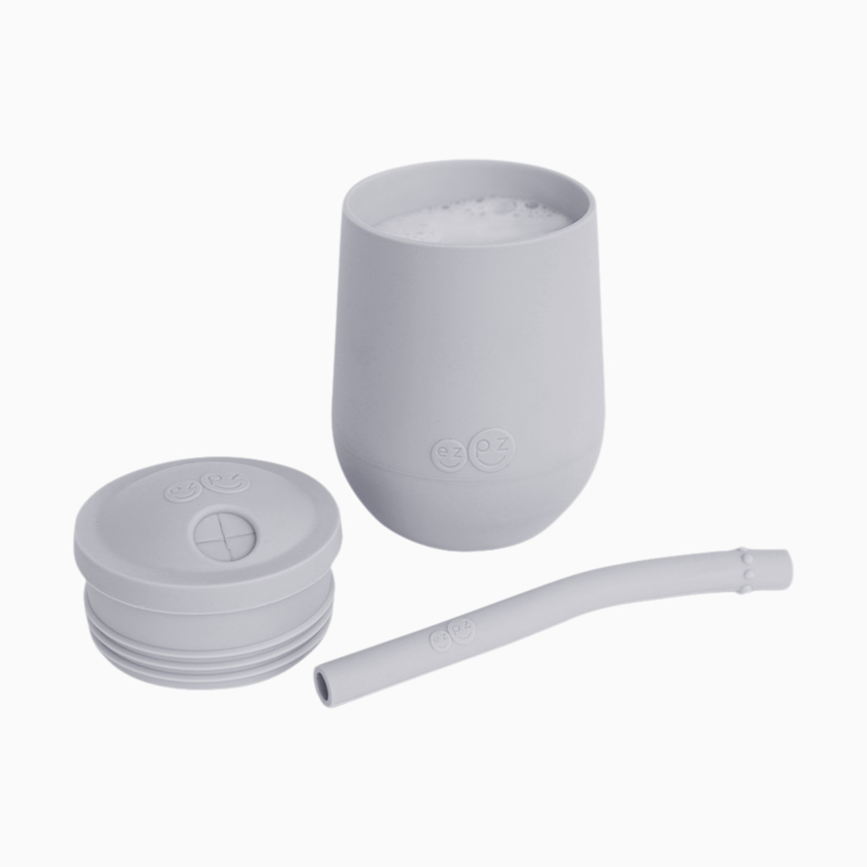 ezpz Mini Cup + Straw - Pewter.