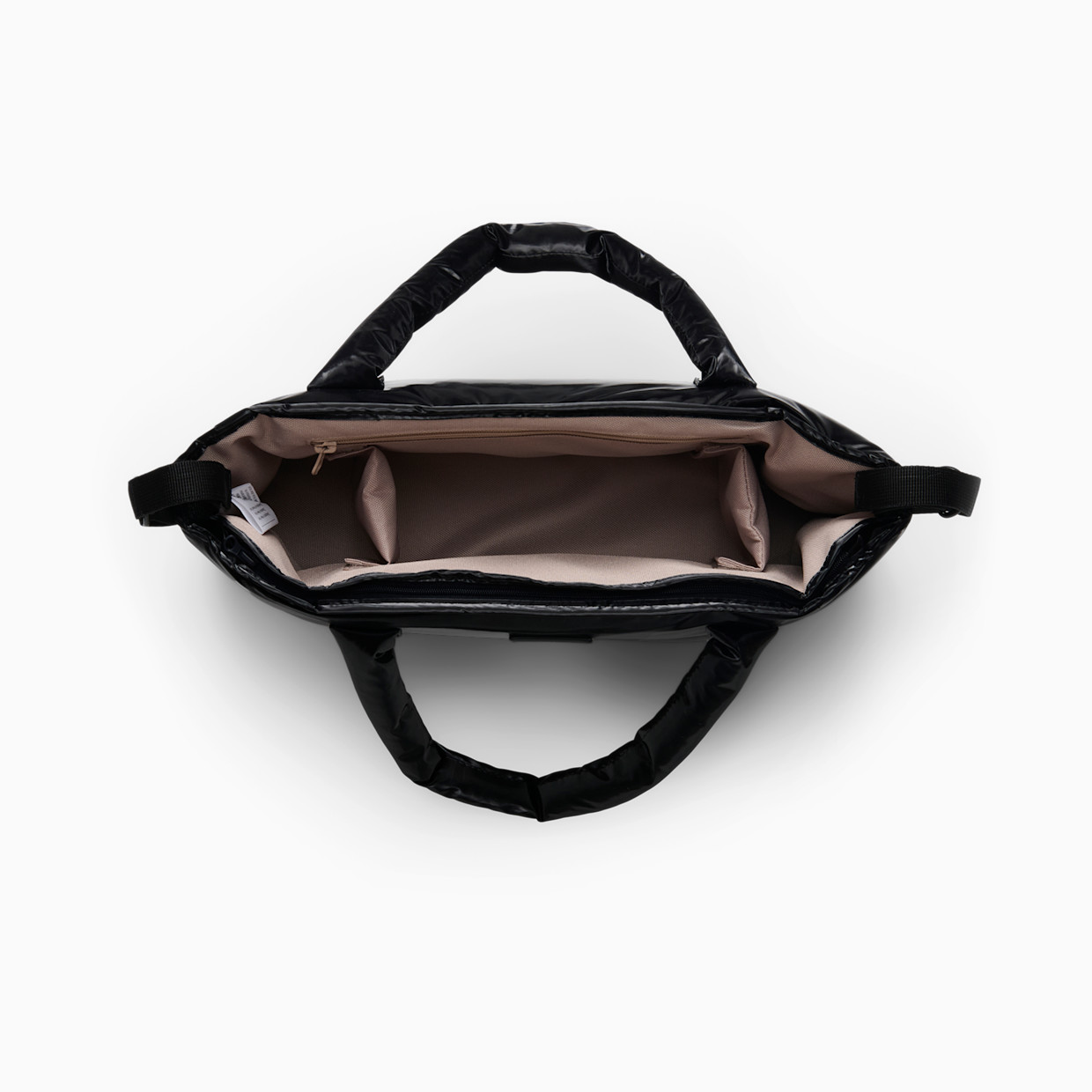 7AM Enfant Stroller Organizer - Black Liquid Shine.