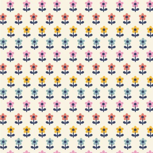 Hanna Andersson Baby 2-Way Zip Sleeper in HannaSoft™ - Mini Tulips, Newborn.