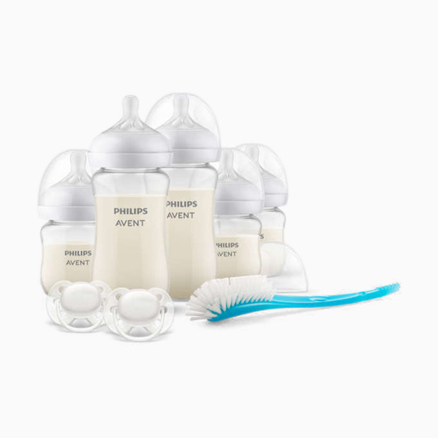 Philips Avent Glass Natural Bottle with Natural Response Nipple Gift Set.