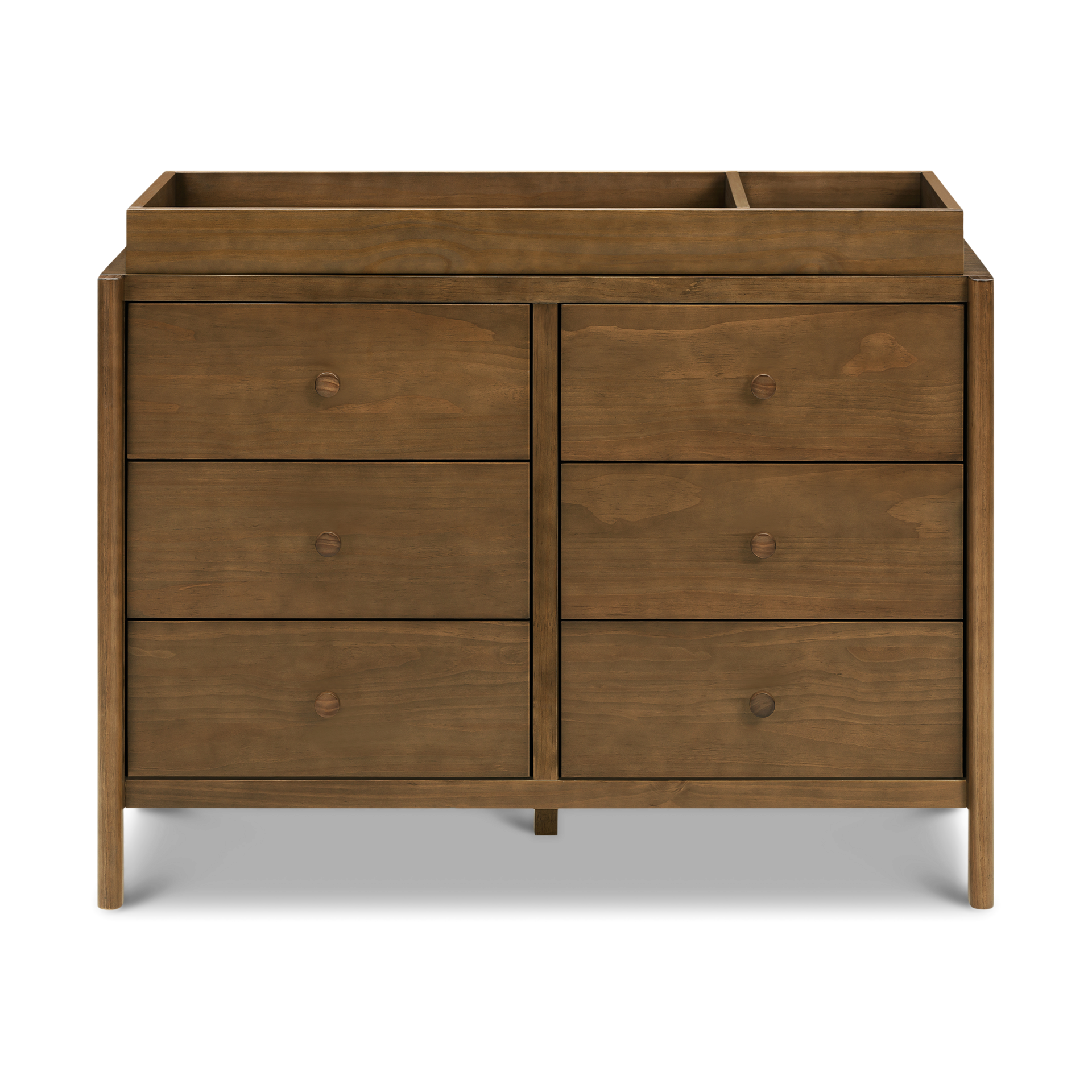 daVinci Birdie 6-Drawer Dresser - Walnut.