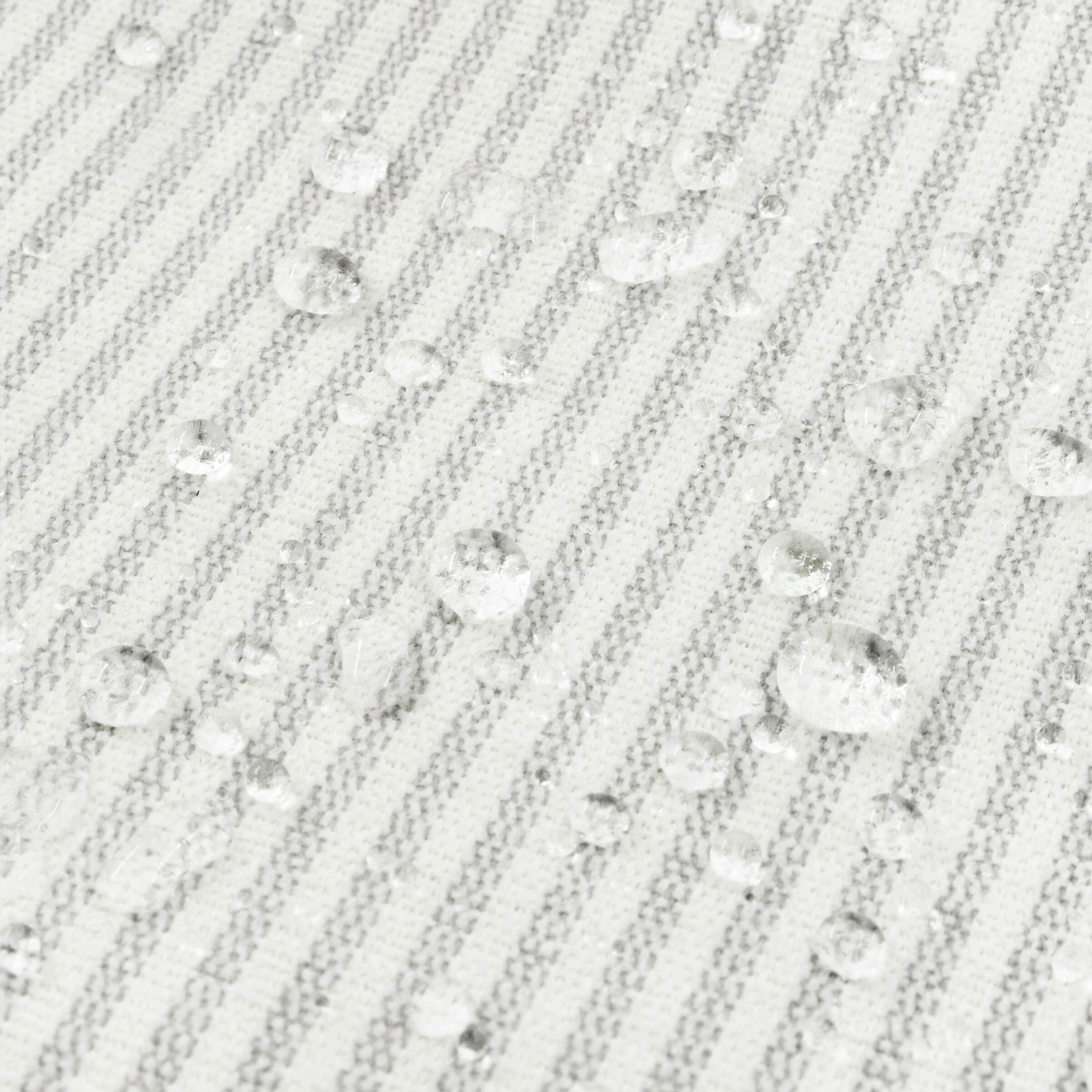 Namesake Crawford Gliding Ottoman - Fog Chatham Stripe.