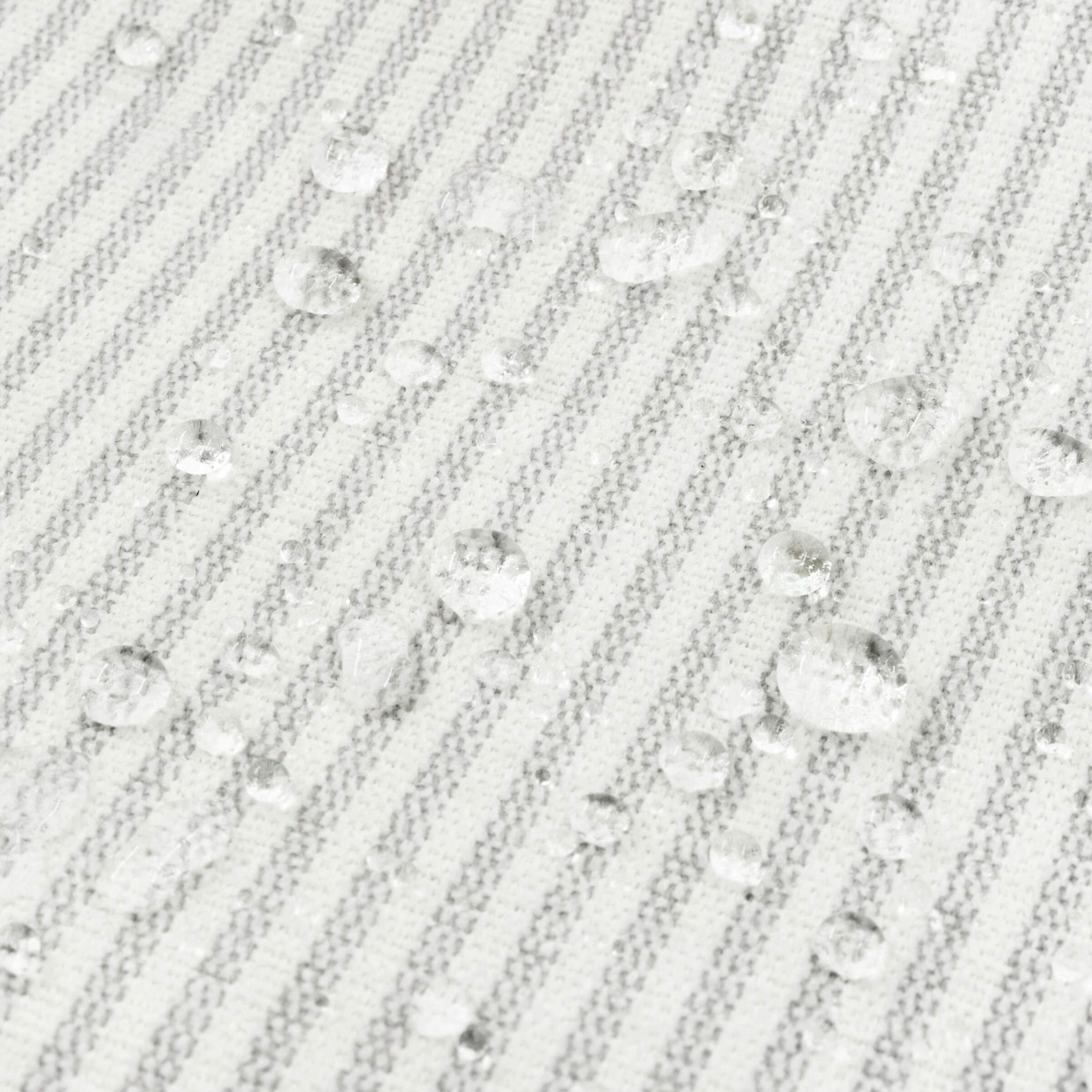 Namesake Crawford Gliding Ottoman - Fog Chatham Stripe.