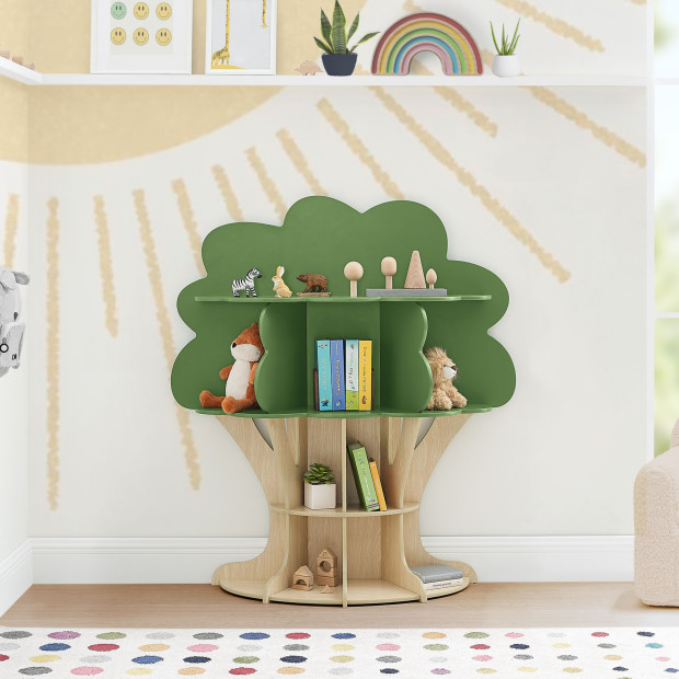 Delta Children Bookcase - Fern Green/Crafted Natural.