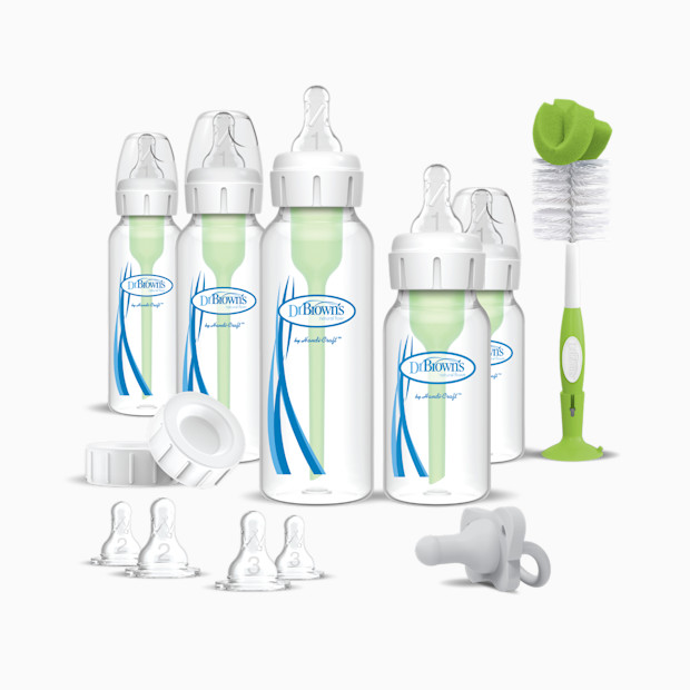 Dr. Brown's Anti-colic Options+ Narrow Baby Bottle Starter Gift Set.