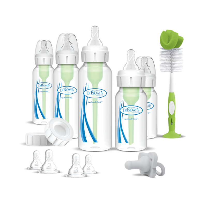 Dr. Brown's Anti-colic Options+ Narrow Baby Bottle Starter Gift Set
