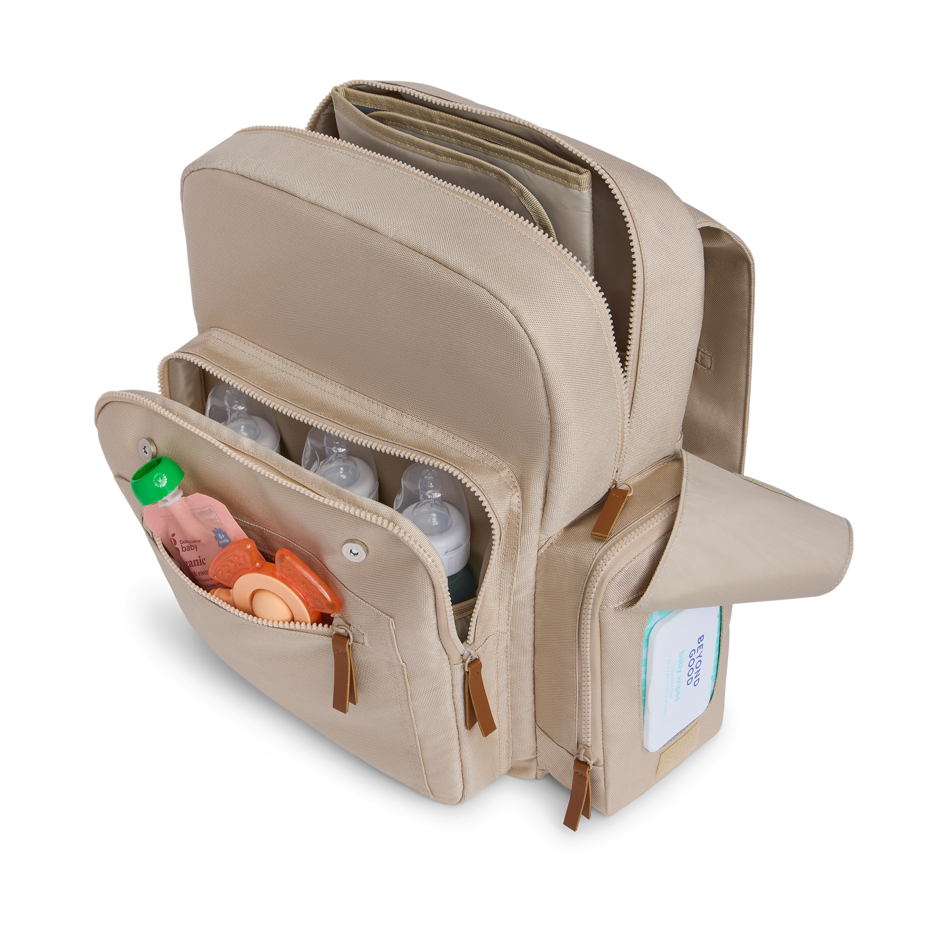 Sprucely Diaper Bag Backpack - Oat.