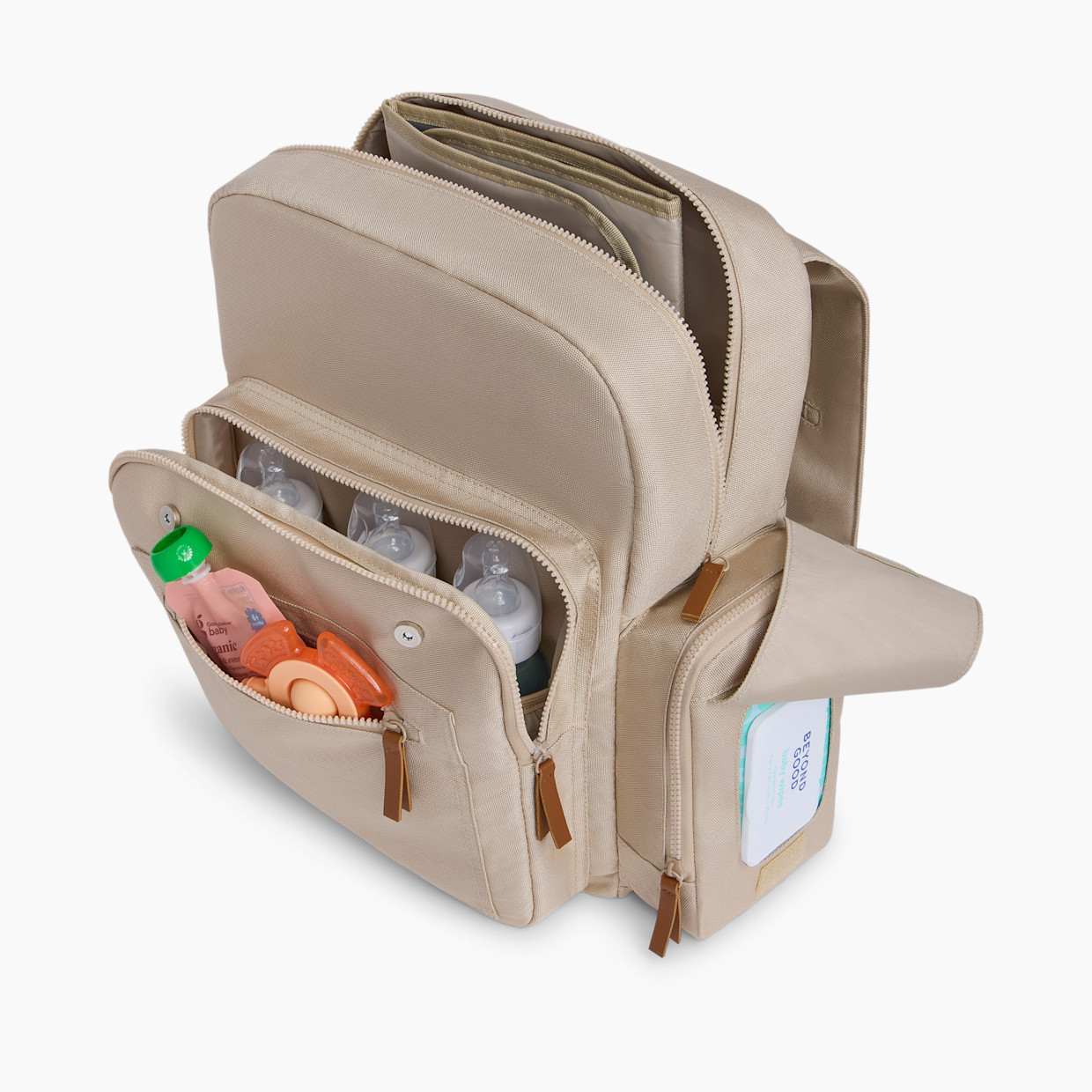 Sprucely Diaper Bag Backpack - Oat.