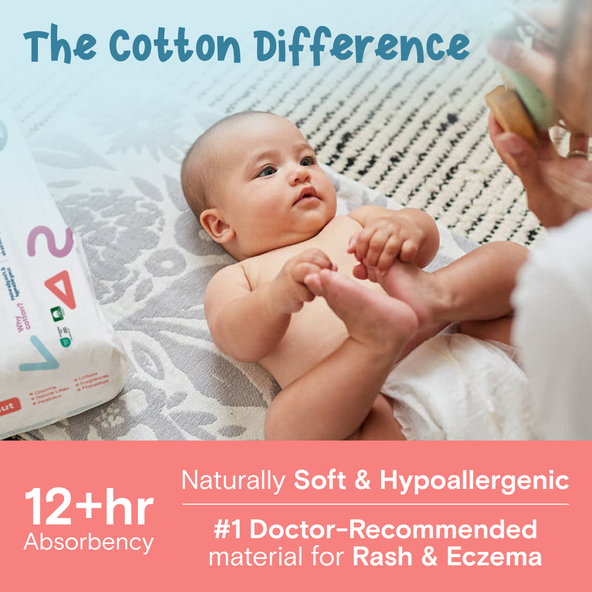 Kudos Diapers, Monthly Supply - Size 3, 174 Count.