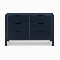 Side-on view of 6-drawer dresser