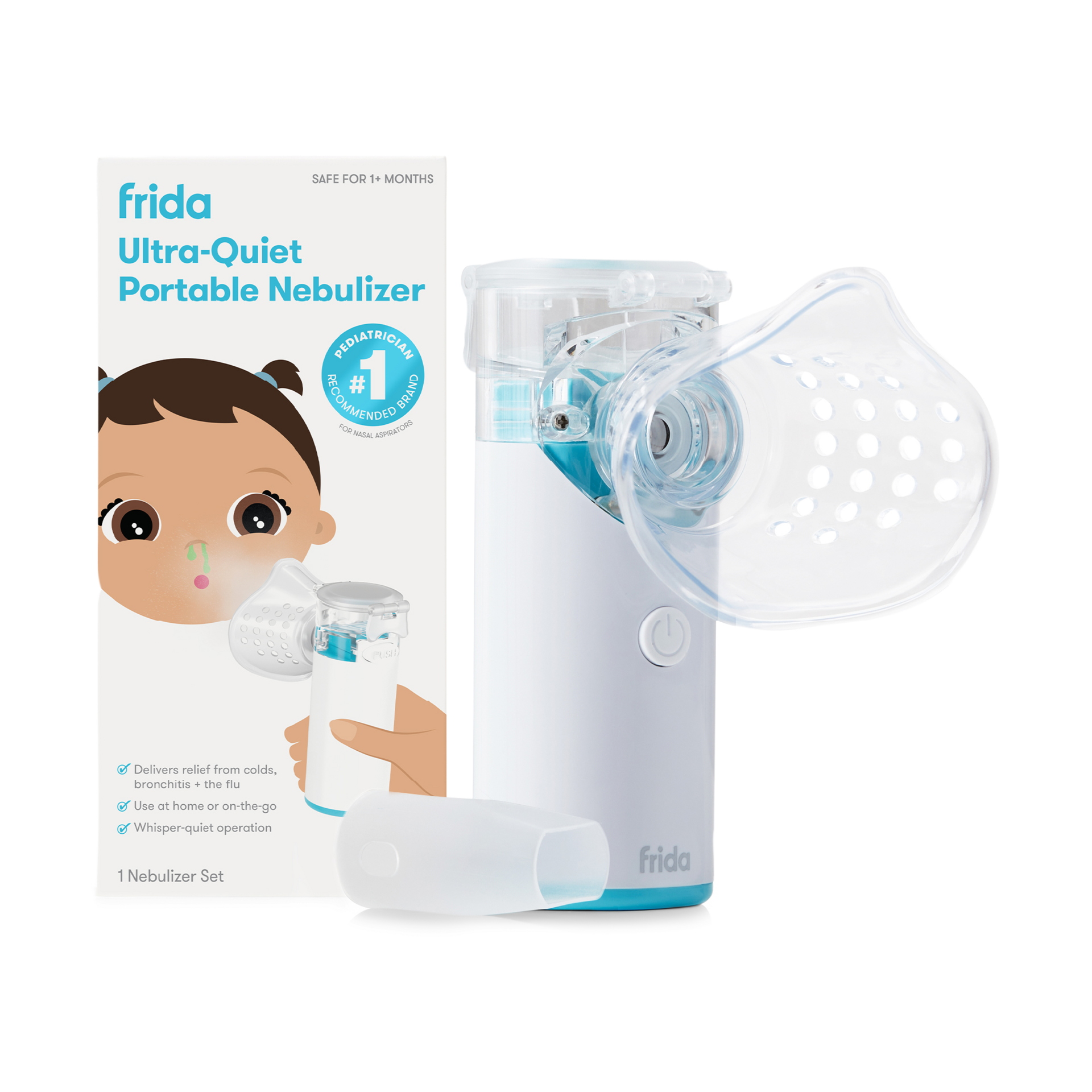 Frida Baby Ultra-Quiet Portable Nebulizer.