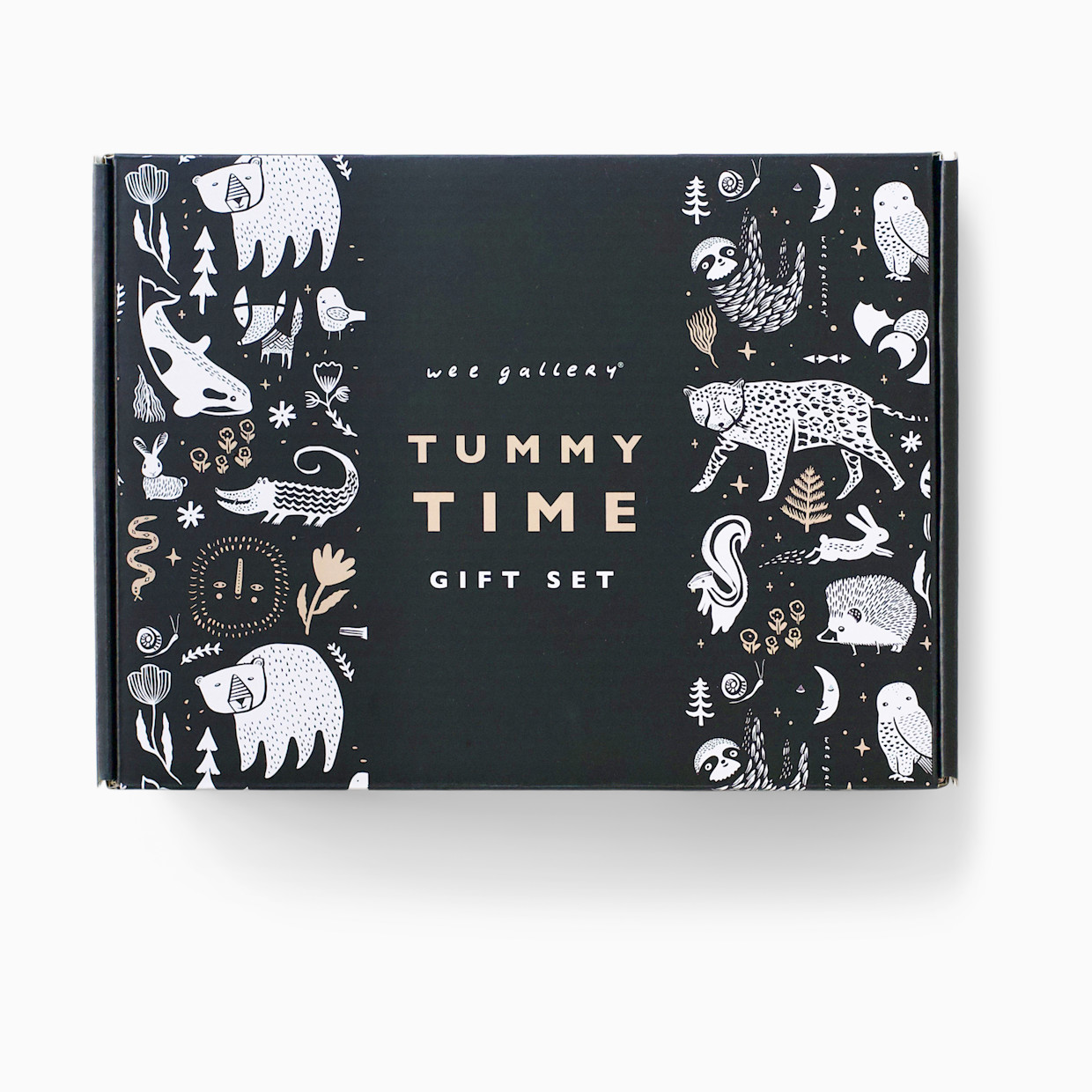 Wee Gallery Tummy Time Art Bundle with Gift Box - Black And White.
