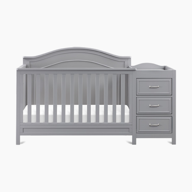 DaVinci Charlie 4-in-1 Convertible Crib and Changer Combo - Grey.