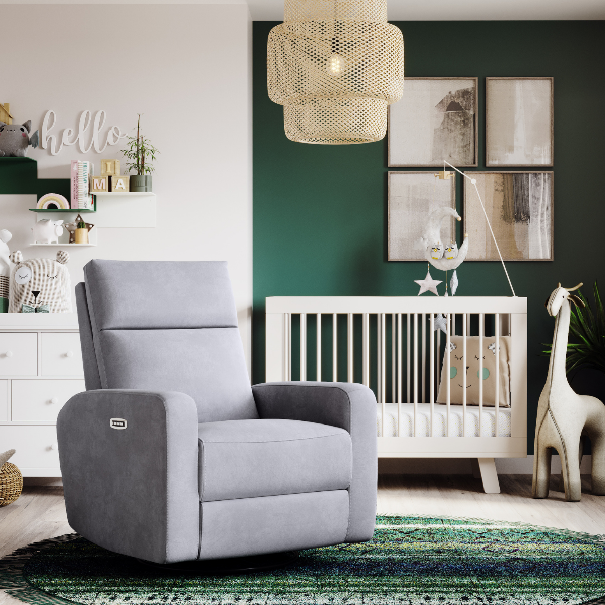 Nurture& The Glider Plus Gray Babylist Shop