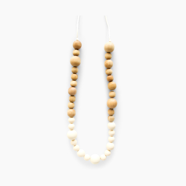 Loulou Lollipop Leia Teething Necklace - Beige.