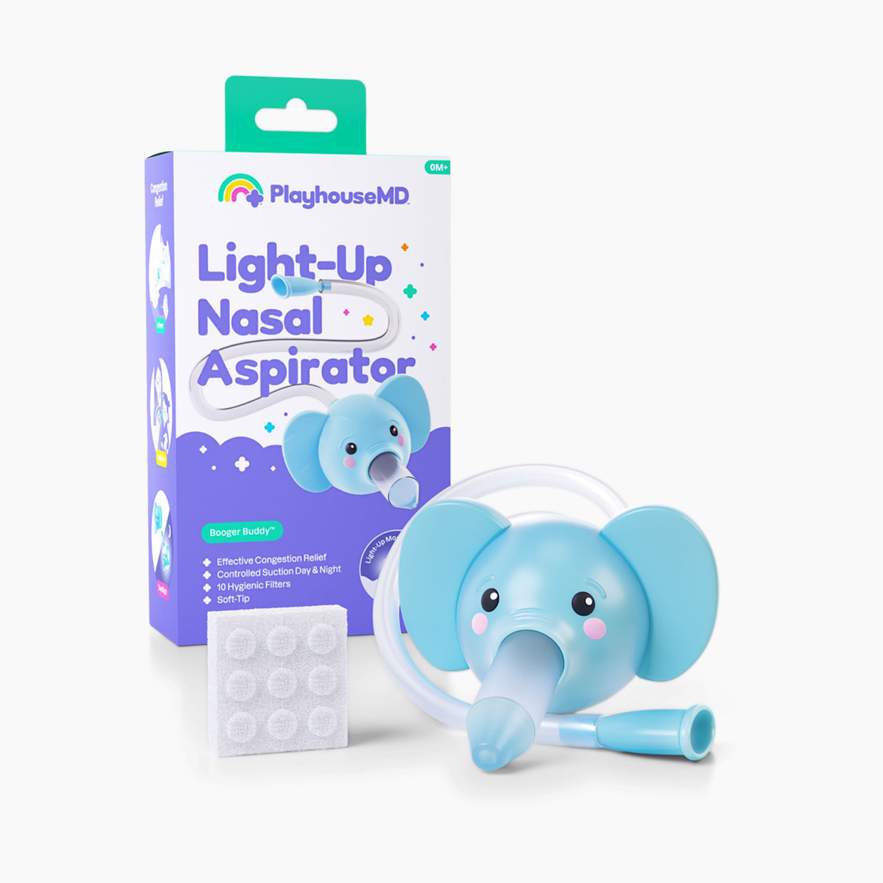 Playhouse MD Light-Up Nasal Aspirator - Elephant.