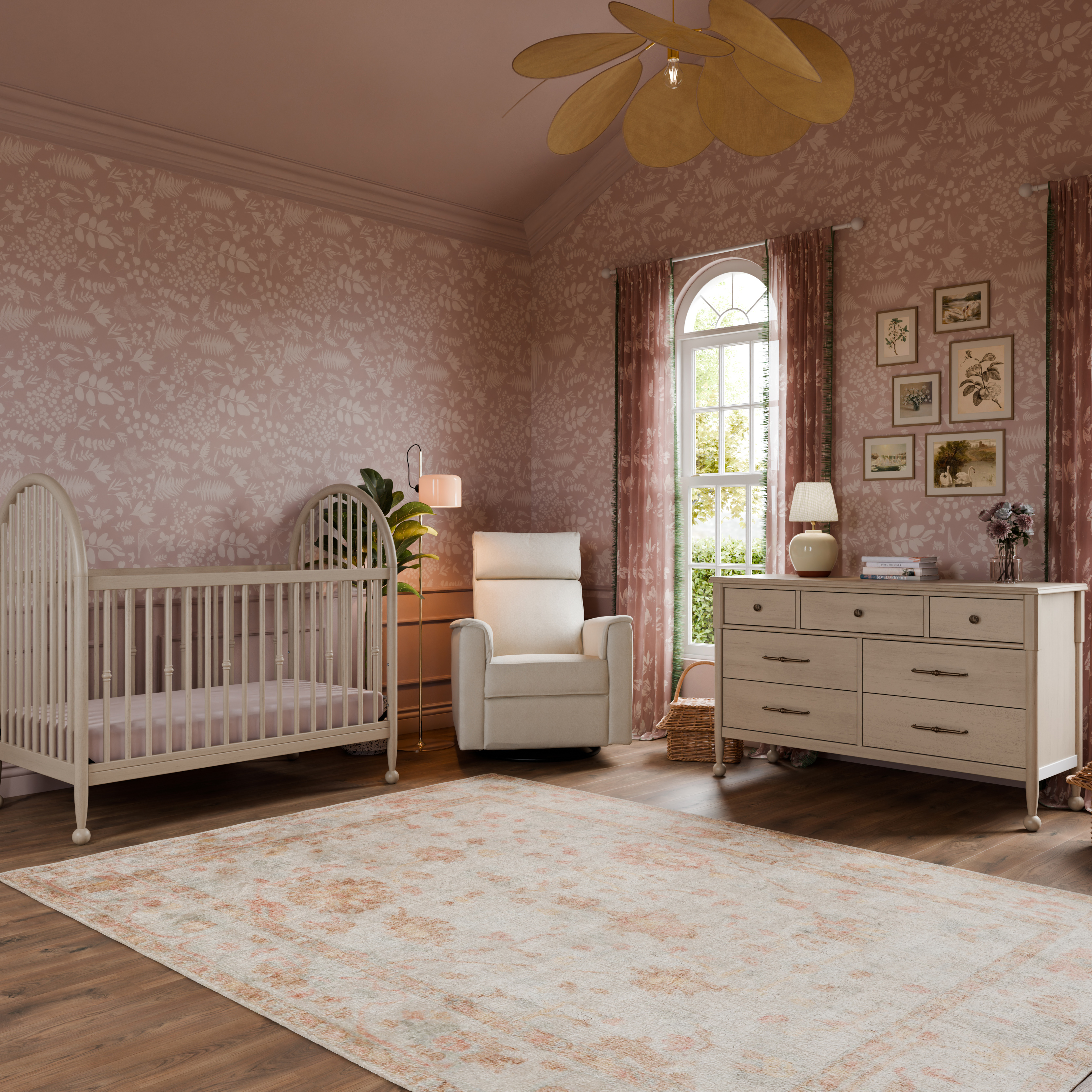 Namesake Alouette 7-Drawer Assembled Dresser - Washed Pine.