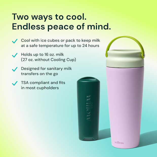 Willow Portable Breast Milk Cooler, 16oz.