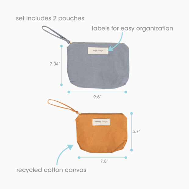 Pearhead Mom Things & Baby Things Pouch Set.