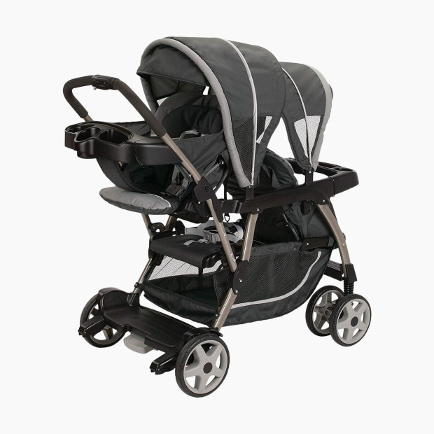 Graco Ready2Grow Click Connect LX Double Stroller - Glacier.