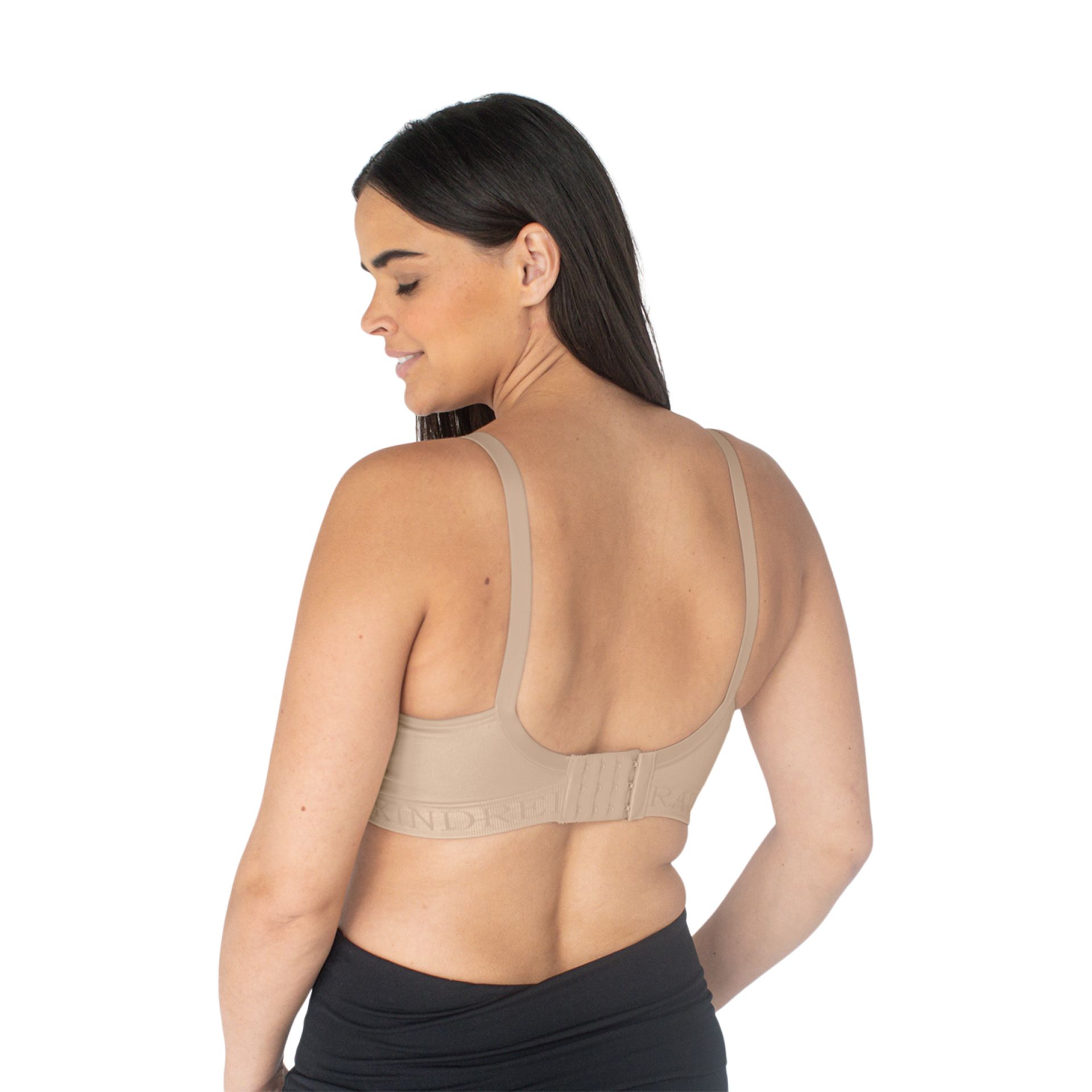 Kindred Bravely Signature Sublime Contour Maternity & Nursing Plunge Bra - Beige, Small.