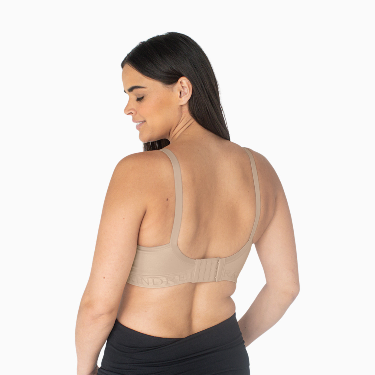 Kindred Bravely Signature Sublime Contour Maternity & Nursing Plunge Bra - Beige, Large.