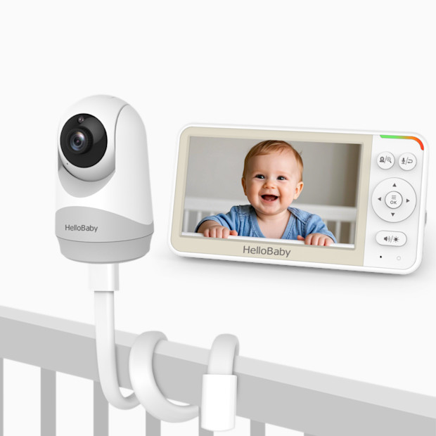 HelloBaby 5.0" IPS Non-WiFi Video Baby Monitor with Flex Mount.