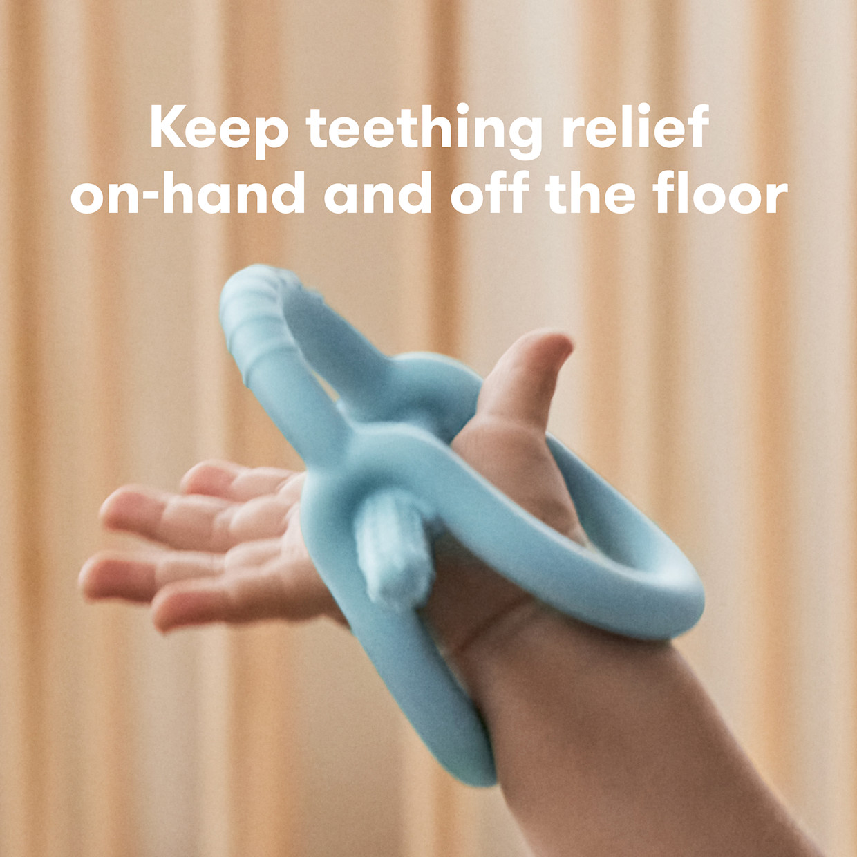 Frida Baby Get-A-Grip Teether - Blue.